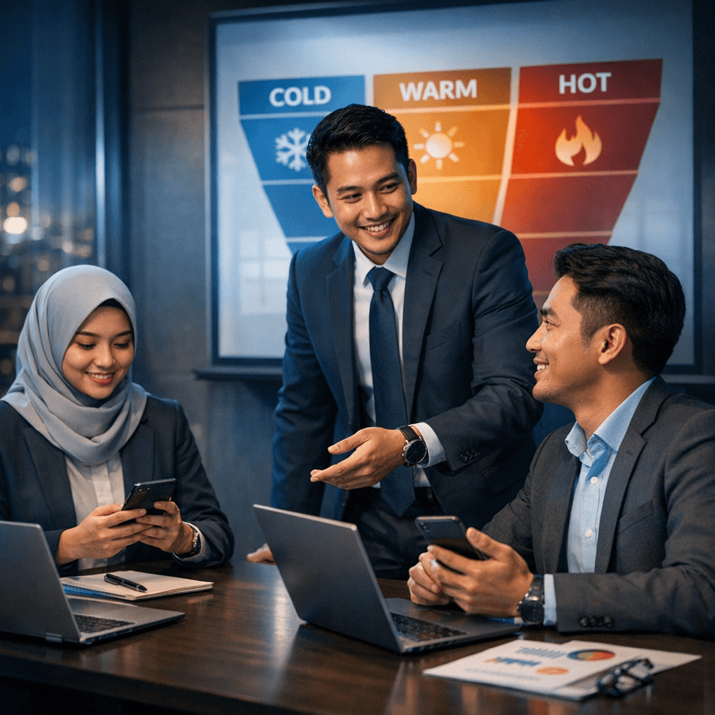 Panduan Follow-Up WhatsApp Sales Dengan Status Lead Cold Warm Hot